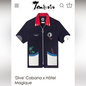 Limited edition Tombolo ‘Dive” zip-up